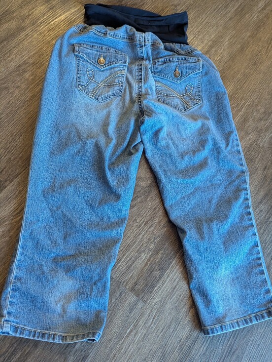 Motherhood Maternity Denim - Maternity Capri Jeans Motherhood Maternity Size Large